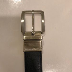 Calvin Klein Black Leather Belt